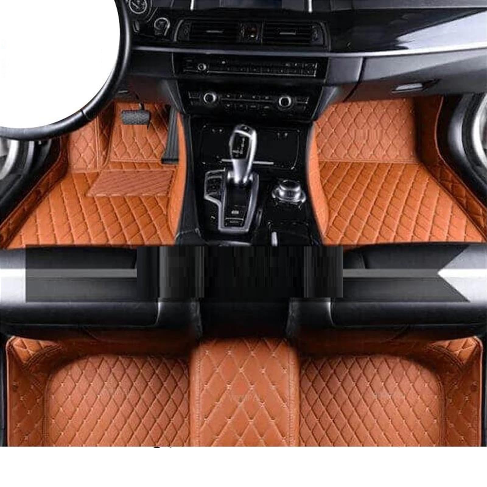 Leder-Autofußmatten Für Land-Rover, Für Range-Rover, Für Evoque 2012–2015, Teppiche, Polster, Teile, Zubehör, RHD(Style9) von JTWMTY