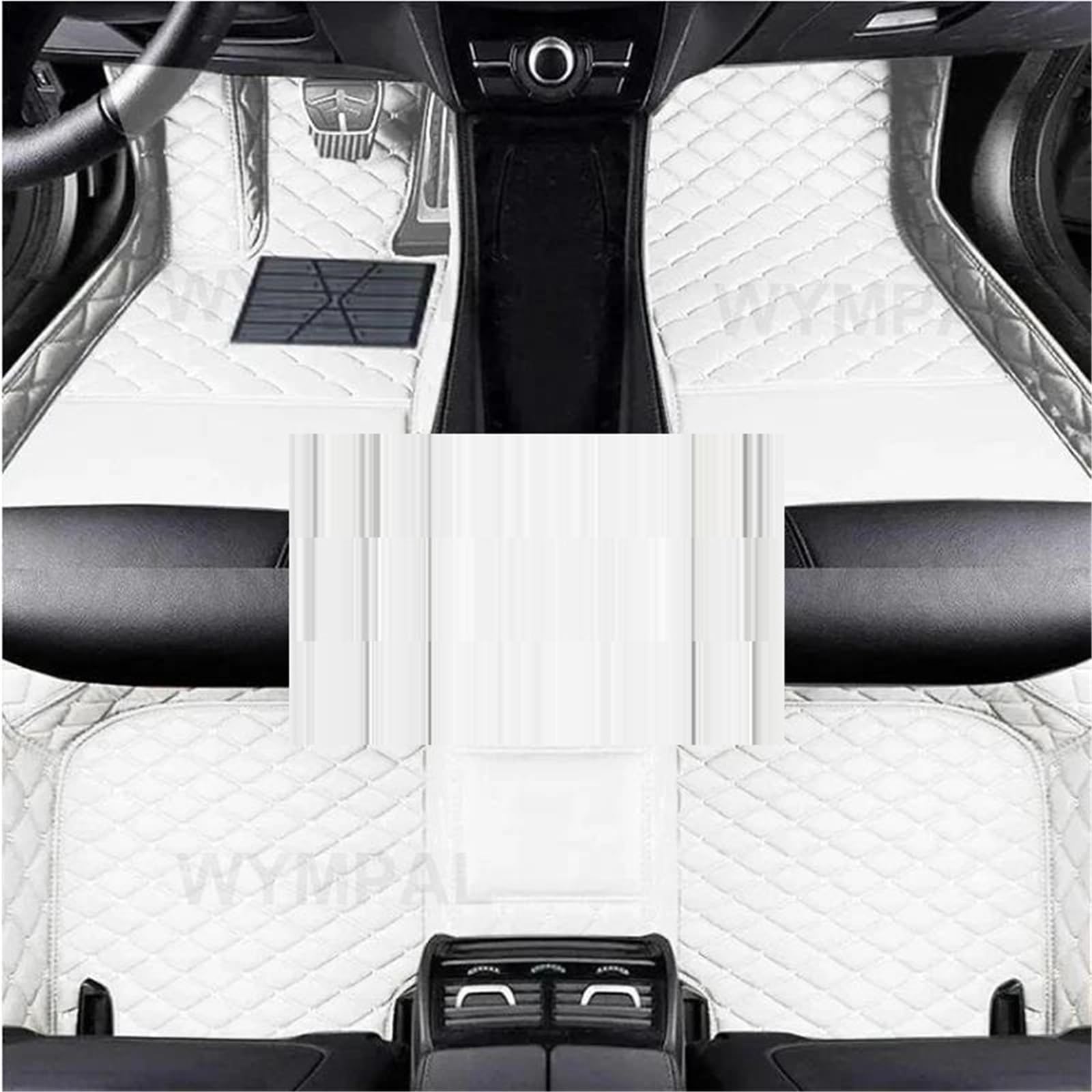 Nissan Für Qashqai J10 2007-2014, Maßgefertigte Leder-Auto-Fußmatten, Teppiche, Fußpolster, Zubehör, LHD(Style3) von JTWMTY