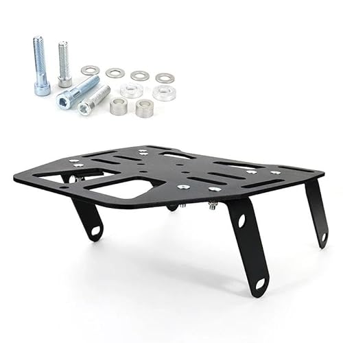 Gepäckträger hinten Für Suzuki Für DR650S 2015-2024 Für DR650SE 1996-2009 Motorrad Hinten Gepäck Rack Top Fall Hinten Rack Aluminium Motorrad Gepäckträger von JTYQWD