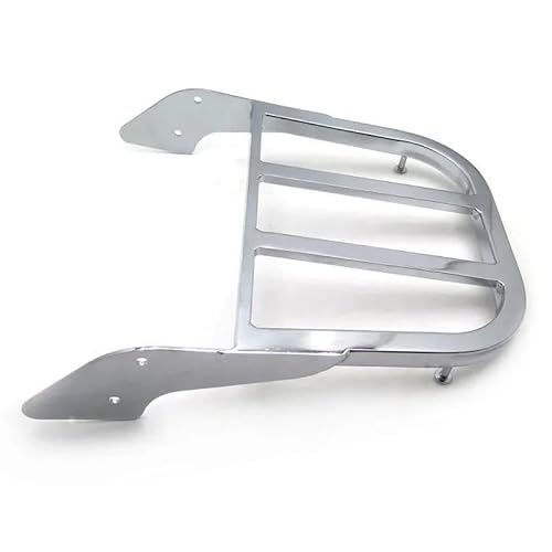 Gepäckträger hinten Gepäckträger Für ACE 750 Für Spirit 750 Für Aeri 1100 Für VLX 600 Für Magna Für ACE 1100 Sabre Tourer Motorrad Chrom Sissy Bar Motorrad Gepäckträger von JTYQWD