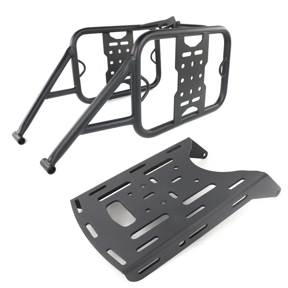 Gepäckträger hinten Hinten Gepäck Rack Für Suzuki Für DR-Z400S 2000-2024 Für DR-Z400SM 2005-2024 Motorrad Stamm Top Fall Packtaschen Halterung Motorrad Gepäckträger von JTYQWD