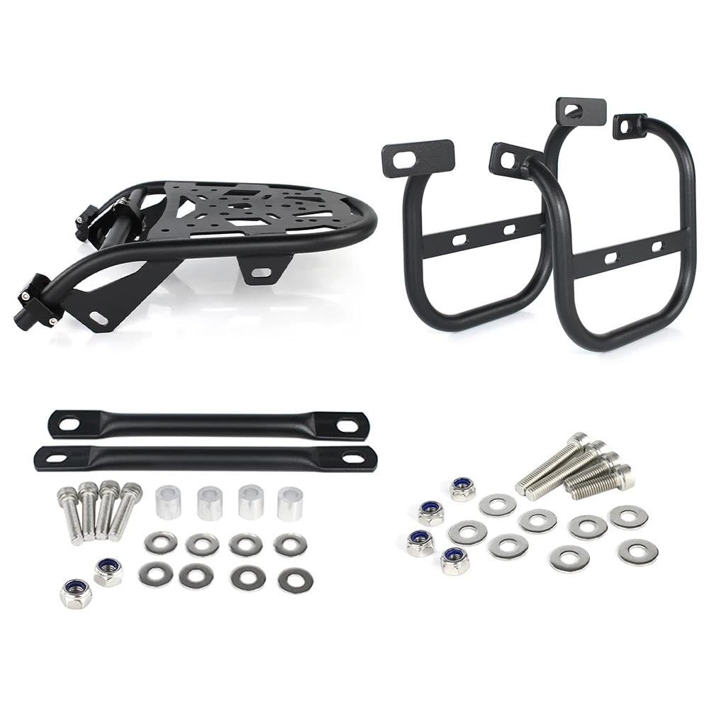 Gepäckträger hinten Motorrad Hinten Rack Gepäck Rack Für Ruckus 50 (Zoomer) 2003-2024 Sattel Unterstützung Racks Pannier Racks Seite Motorrad Gepäckträger von JTYQWD