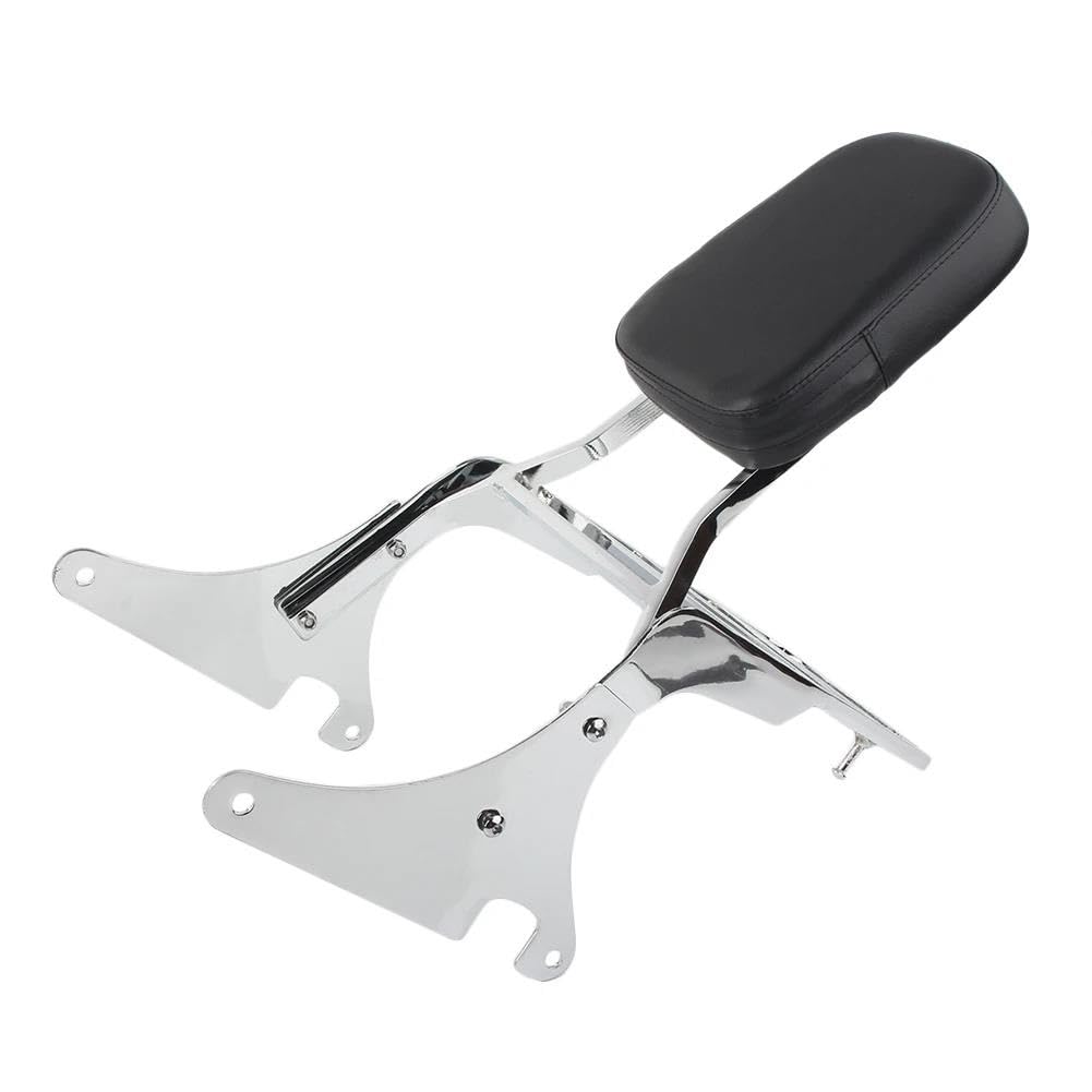 Gepäckträger hinten Motorrad Passagier Sissy Bar Rückenlehne Gepäck Rack Pad Für Kawasaki Für Vulcan VN400 VN800 1995-2012 Motorrad Gepäckträger von JTYQWD