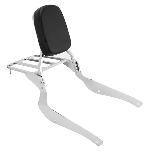 Gepäckträger hinten Motorrad Passagier Sissy Bar Rückenlehne Mit Gepäck Rack Für Suzuki Für Boulevard C50 05-11 Für Intruder Für Volusia VL800 01-11 Motorrad Gepäckträger von JTYQWD