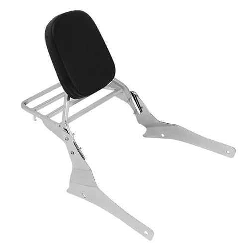 Gepäckträger hinten Motorrad Sissy Bar Rückenlehne W/Gepäck Rack Für Suzuki Für Boulevard M50 C50 05-11 Für Intruder Für Volusia VL400 VL800 01-12 Motorrad Gepäckträger von JTYQWD