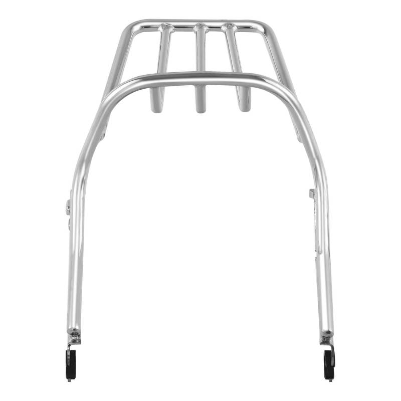 Gepäckträger hinten Zwei Up Montage Gepäck Rack Für Für Sport Glide FLSB 2018 Für Low Rider FXLR 2019 S FXLRS 2021 ST FXLRST 2023 Motorrad Gepäckträger(Chrome) von JTYQWD