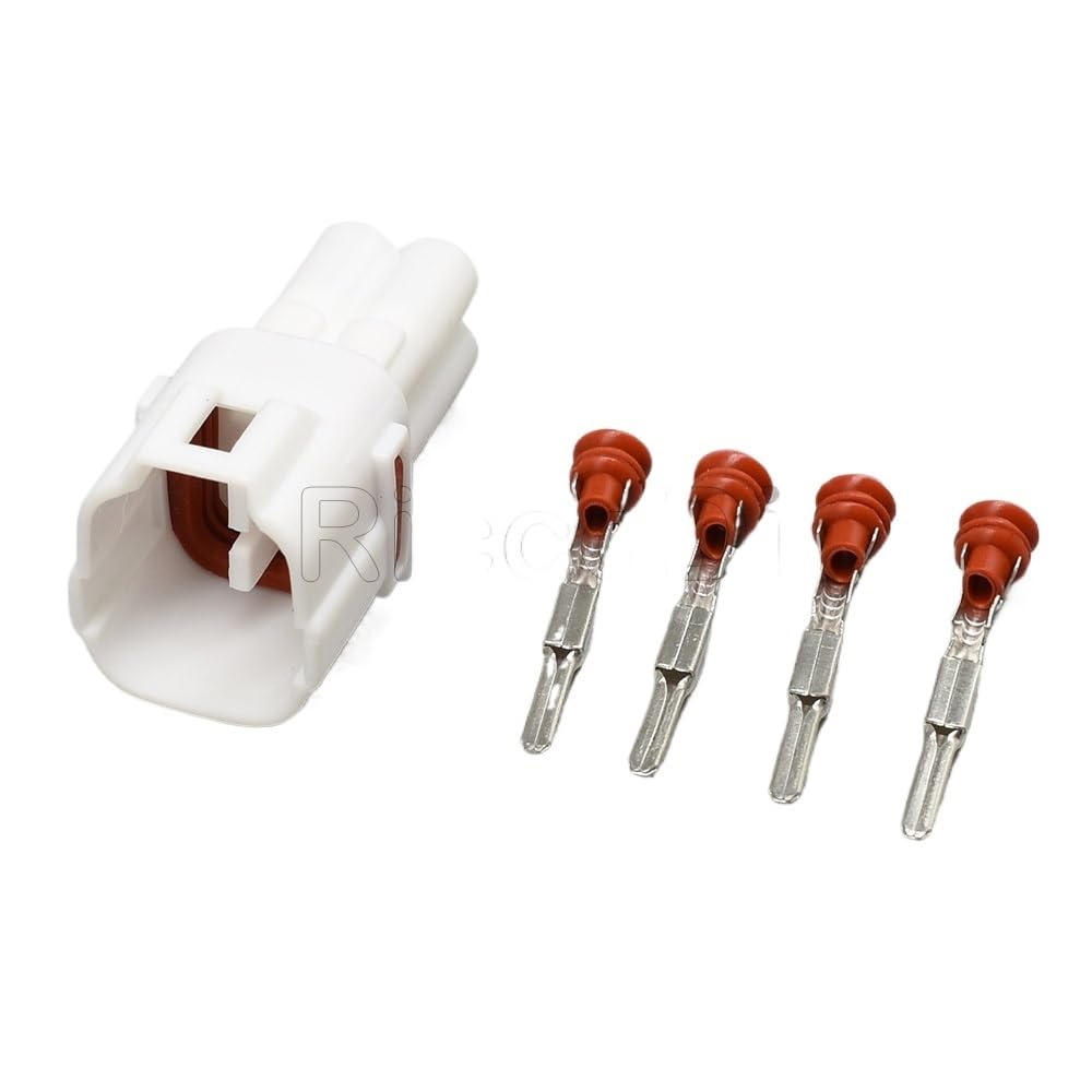 JUANZD 1/20 Kits 4 Pin MT090 Männlich Weiblich Versiegelt Motorrad Stecker Gehäuse Automotive Draht Stecker 6180-4771 6188-0004(Male,10SETS_4P) von JUANZD