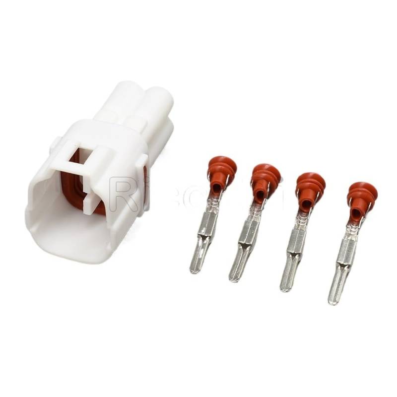 JUANZD 1/20 Kits 4 Pin MT090 Männlich Weiblich Versiegelt Motorrad Stecker Gehäuse Automotive Draht Stecker 6180-4771 6188-0004(Male,20SETS_4P) von JUANZD