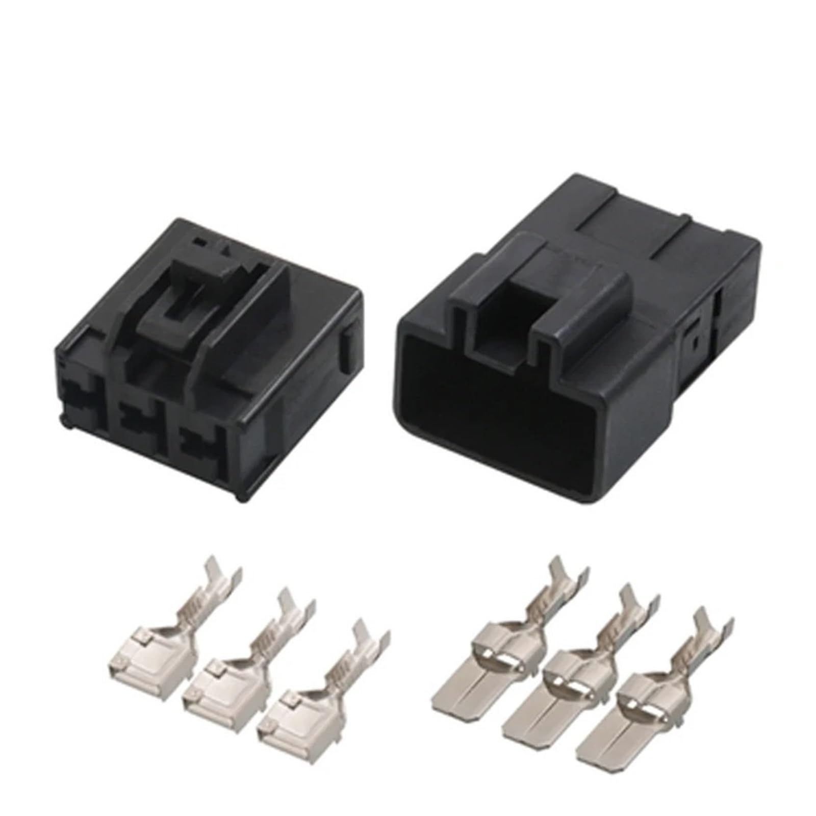 JUANZD 1/5/10/20/50/Sets 3 Pin Auto 7,8 MM Serie High Power Automobil Kabelbaum Männlich Weiblich Stecker 7282-3030 7283-3030(3p female male,50 sets) von JUANZD