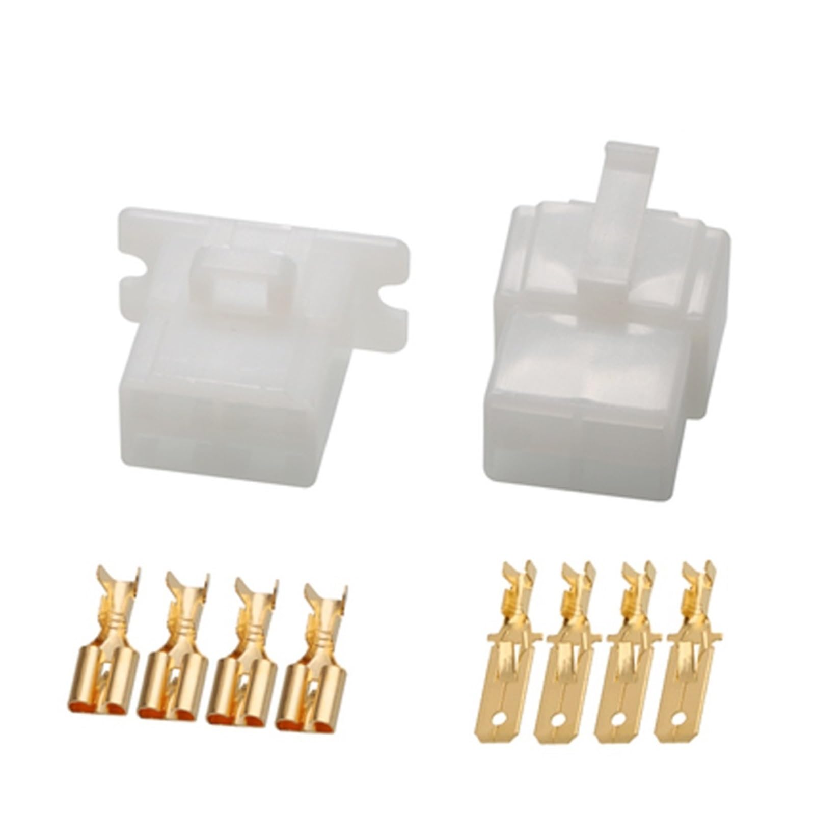 JUANZD 1/5/10/20/50/Sets 4 Pin Sensor Stecker Elektrische Fahrrad Buchse Männlich Weiblich Verdrahtung Stecker 6120-2043(4p male female,20 sets) von JUANZD