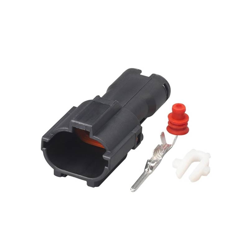 JUANZD 1/5/10/20/50 Sets 2 Pin Wasserdichte Elektrische Sensor Verkabelung Männlich Weiblich Stecker for MG640322-5 MG610320-5(2p male,10 ets) von JUANZD