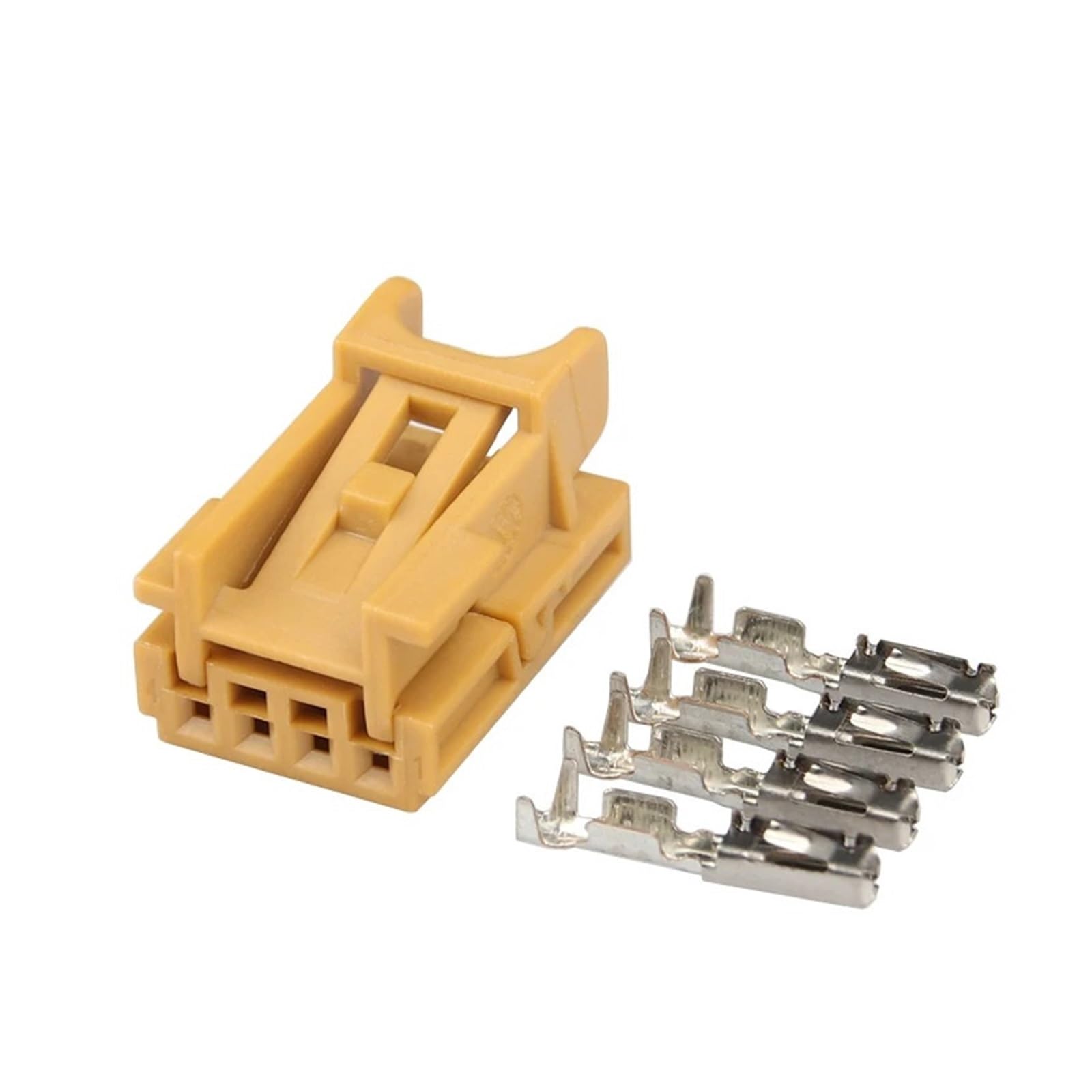 JUANZD 1/5/10/20/50 Sets 4 Pin 8K0973754 Türheber-Schalterstecker 8K0 973 754 Auto-Kabelbaum, elektrische Anschlüsse(Ivory,50 sets) von JUANZD