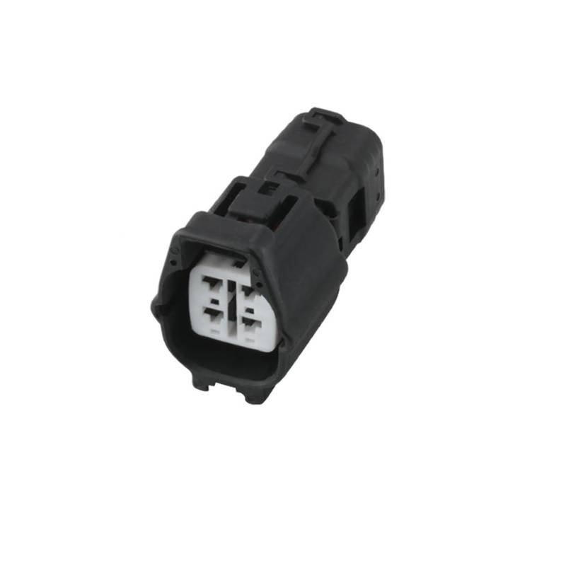 JUANZD 1/5/10/20/50 Sets 4 Pin Hinten Pedal Sensor Verkabelung Stecker Männlich Weiblich Schwarz Stecker for 6188-0472(4p female,10 SETS_4P) von JUANZD