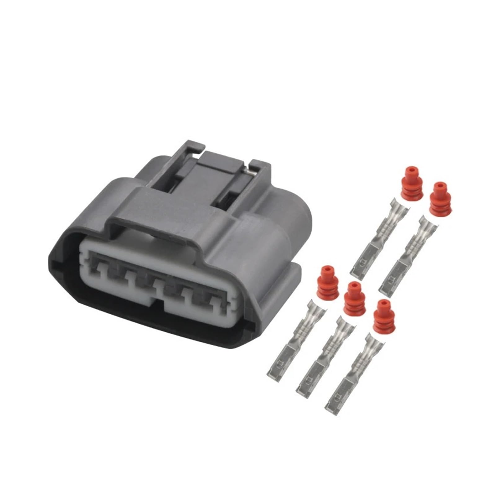 JUANZD 1/5/10/20/50 Sets 5 Pin Automobil Weibliche Grau Stecker Buchse for Wasserdichte Kabel Verdrahtung Stecker Gehäuse 6189-0848(1 SET_5P) von JUANZD