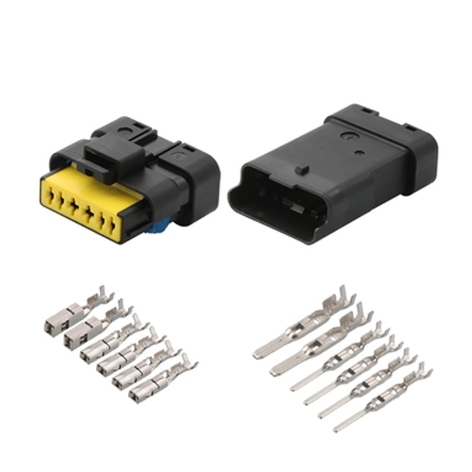 JUANZD 1/5/10/20/50 Sets 6 Pin 211PL069S0049 Auto Drosselklappe Stecker Elektrische Stecker mit Pigtail(6p female male,5 sets) von JUANZD