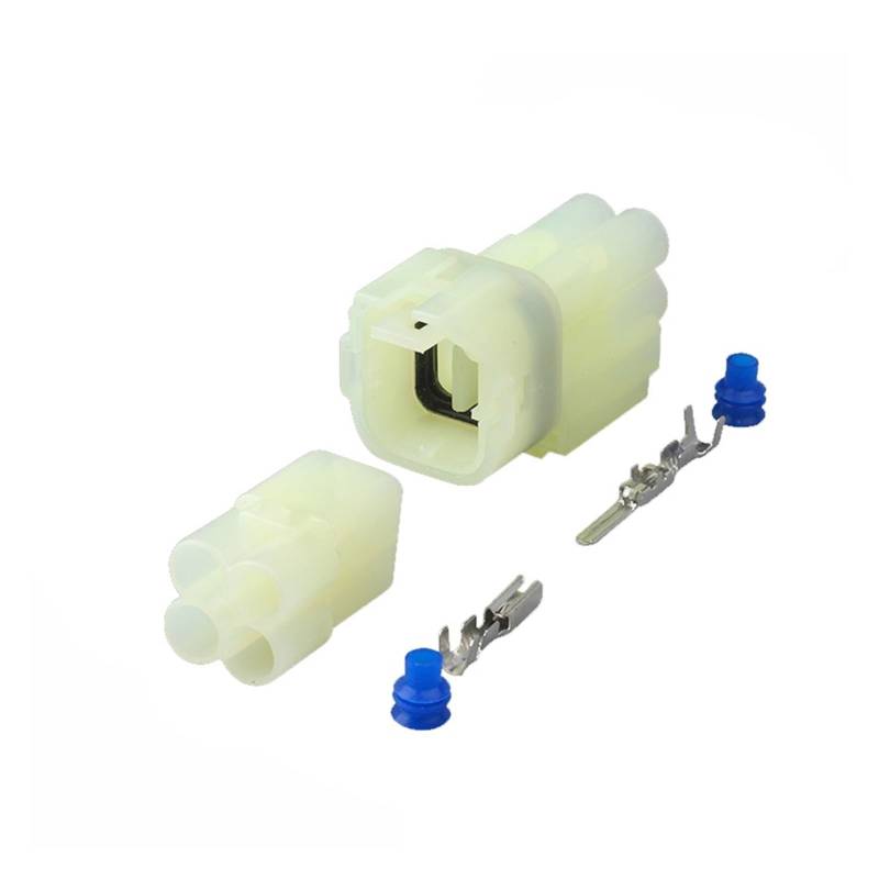 JUANZD 1/5/10/20/Sets HM 090 Männlich Weiblich 4 Pin Way Sauerstoff Sensor Stecker Verdrahtung stecker for 6187-4441 6180-4181(4p female male,5 SETS_4P) von JUANZD