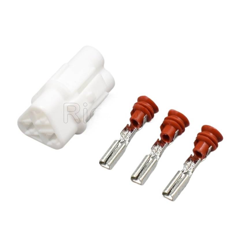 JUANZD 1/5/10/20 Kits 2,2 mm Serie MT versiegelt Sumitomo 3 Pin-Weg Automotic-Stecker männlich weiblich Stecker for 6187-3231 6180-3241(Female,1set) von JUANZD