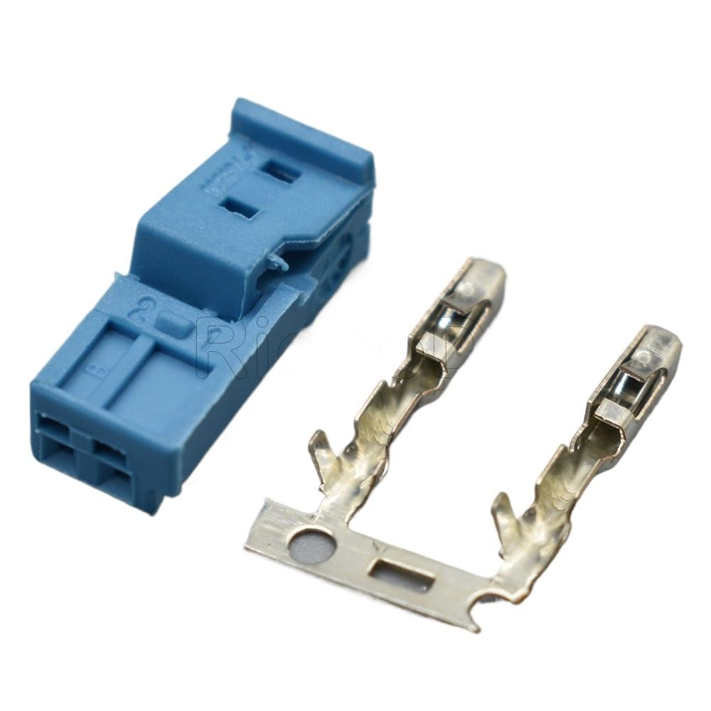 JUANZD 1/5/10/20 Kits 2-poliger B-14525-1 9-968554-1 9-968554-1A 8-1452577-1A Buchsenstecker(Blue Female 2,20Sets) von JUANZD