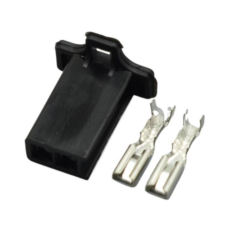 JUANZD 1/5/10/20 Set Männlich Weiblich 2,8mm Serie Kabelbaum Motorrad Sensor Stecker Automotive Kabel Buchse 6030-2981 6040-2111(Female black,1Set) von JUANZD