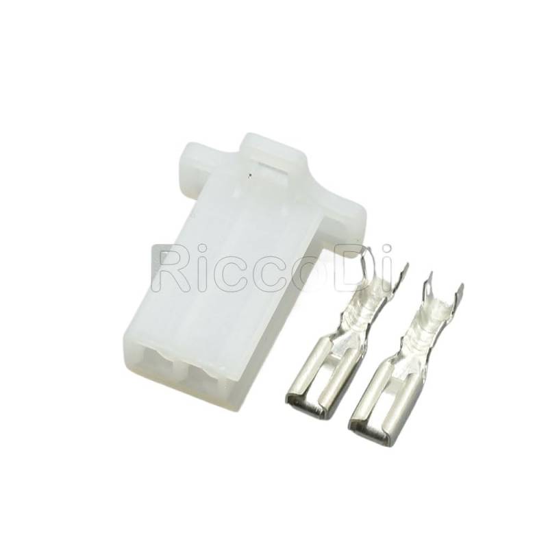 JUANZD 1/5/10/20 Set Männlich Weiblich 2,8mm Serie Kabelbaum Motorrad Sensor Stecker Automotive Kabel Buchse 6030-2981 6040-2111(Female white,10Sets) von JUANZD