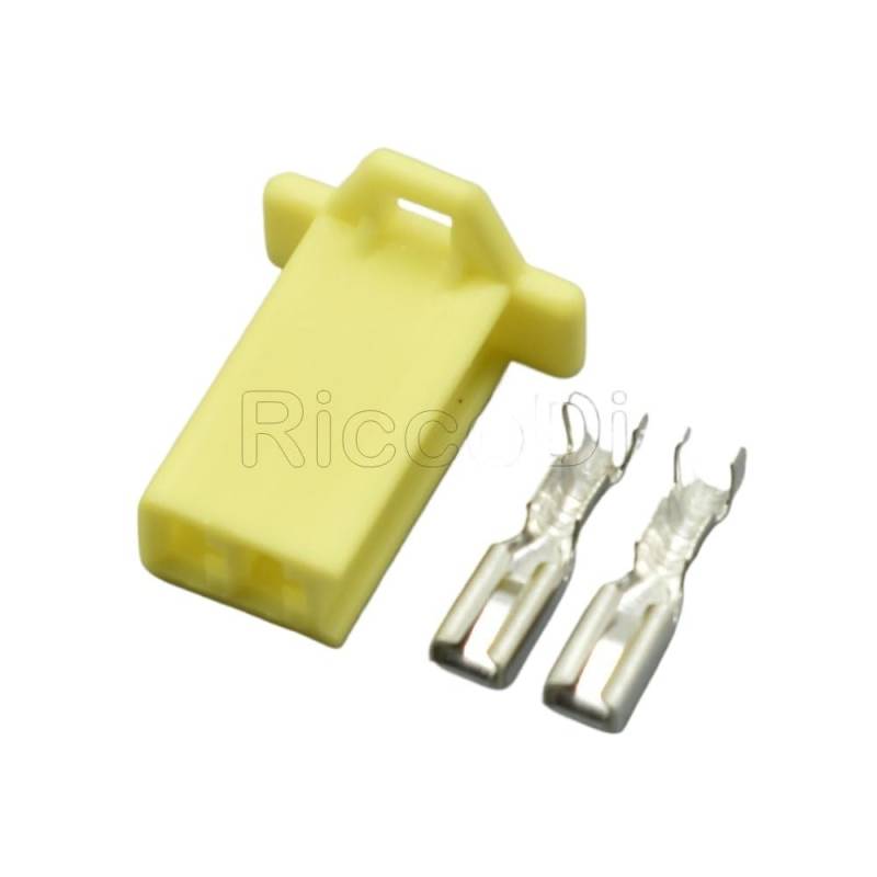 JUANZD 1/5/10/20 Set Männlich Weiblich 2,8mm Serie Kabelbaum Motorrad Sensor Stecker Automotive Kabel Buchse 6030-2981 6040-2111(Female yellow,1Set) von JUANZD