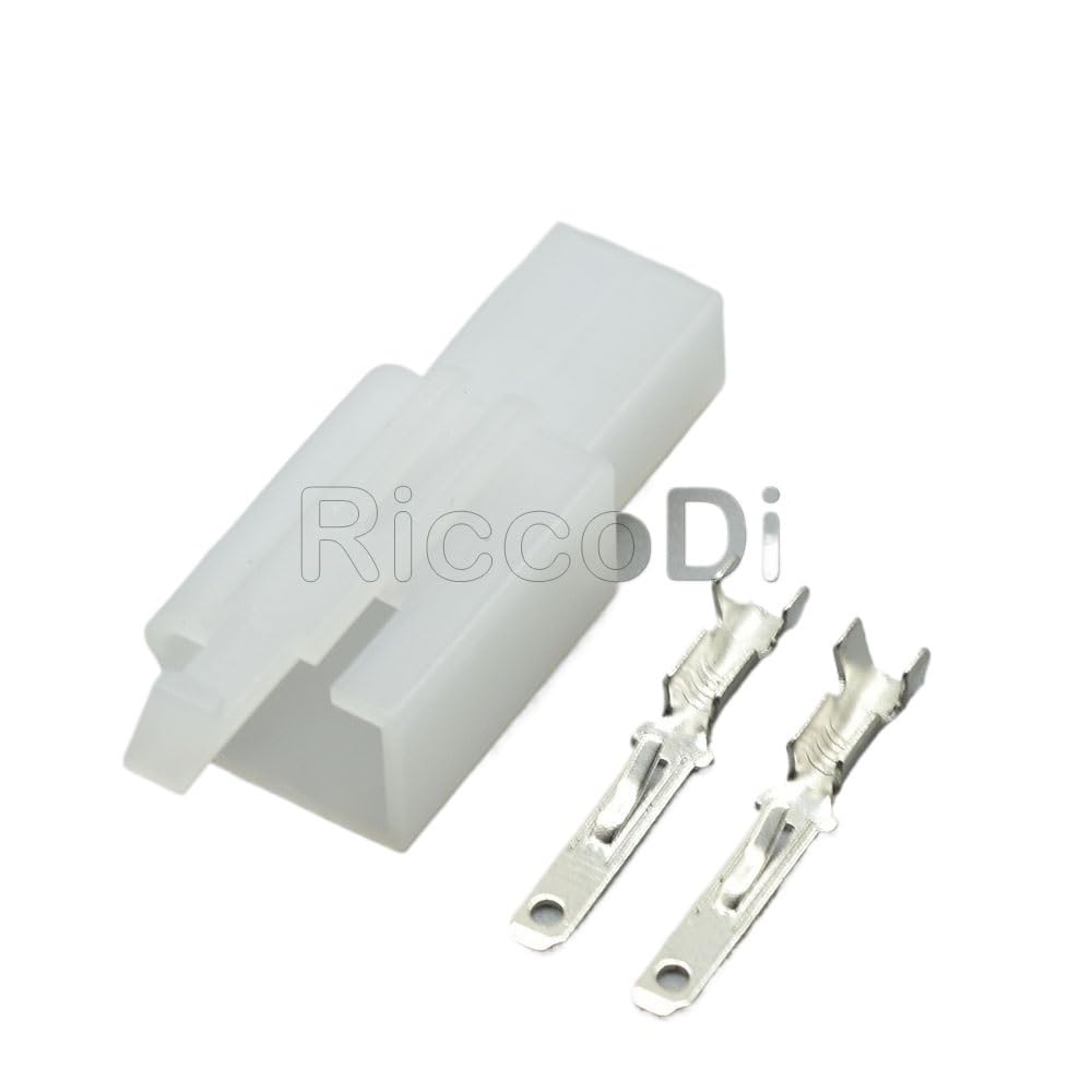 JUANZD 1/5/10/20 Set Männlich Weiblich 2,8mm Serie Kabelbaum Motorrad Sensor Stecker Automotive Kabel Buchse 6030-2981 6040-2111(Male white,5Sets) von JUANZD