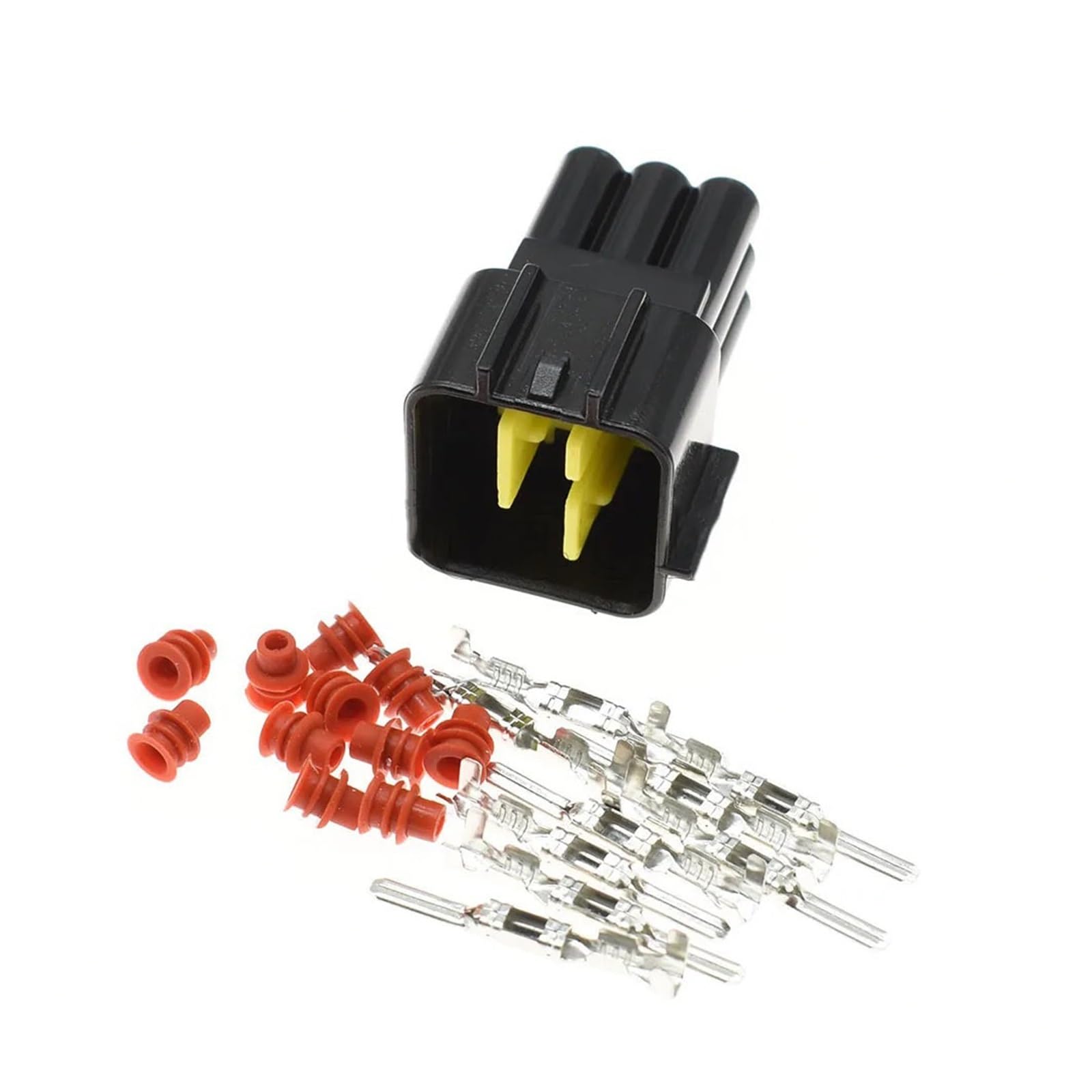 JUANZD 1/5/10/20Kits 9 Pins Weg Weiblich Männlich Wasserdicht Elektrische Draht Stecker Stecker Auto Stecker FW-C-9M-B FW-C-9F-B(Male set,20Set) von JUANZD