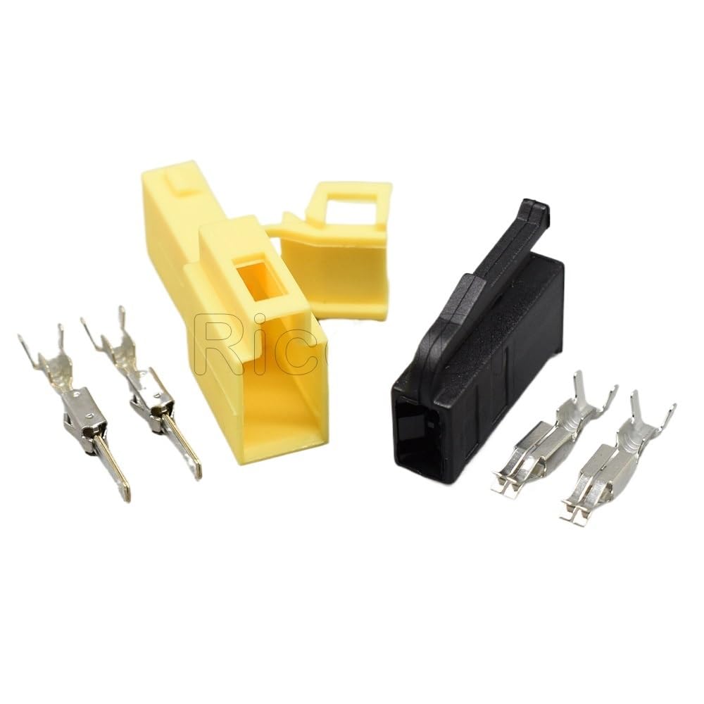 JUANZD 1/5/20 Sets Kit 2 Wege Auto Stecker Anschlüsse 1H0906712 191906231A Männlich Weiblich for Automotive Kabelbaum 2,8mm Serie Anschlüsse(Male female set,1Set) von JUANZD