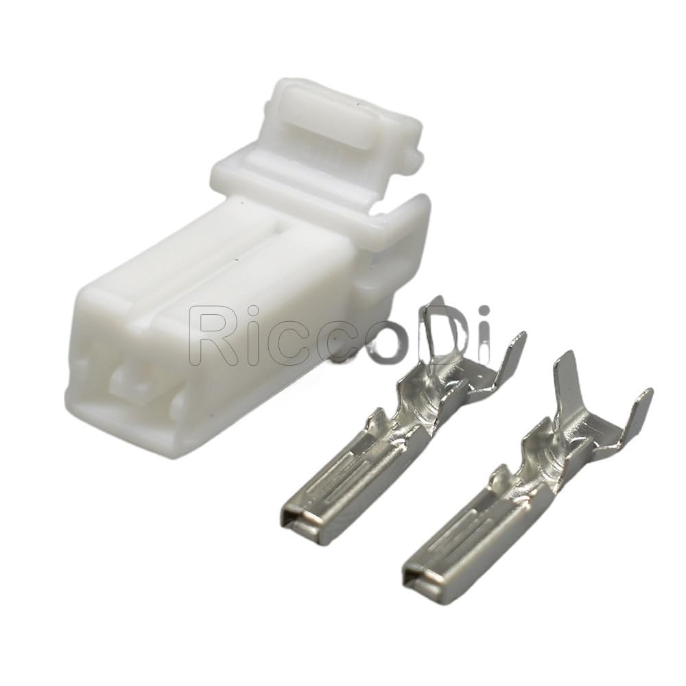 JUANZD 1/5/20Sets 2 Weg Männlich Weiblich Audio Buchse Hochtöner Stecker Auto Automotive Instrument Station Stecker 174463-1 for CX5(Female Connector Set,20Sets) von JUANZD