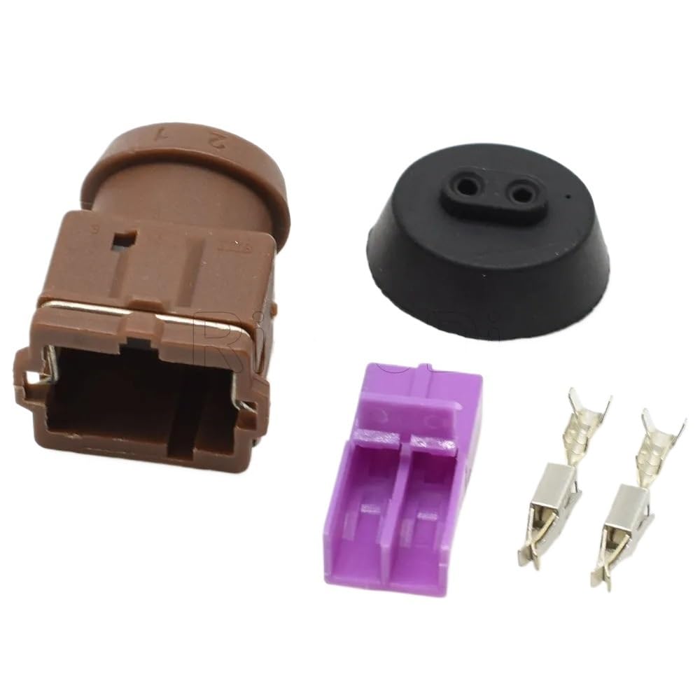 JUANZD 1-20 Sets 144473-8 2 Pin Auto Stecker Buchse Stecker Automotive Verdrahtung Terminal Buchse for Auto 144473-2 144473-5 144473-7 3,5(DJ7024A-3.5-21,10Sets) von JUANZD