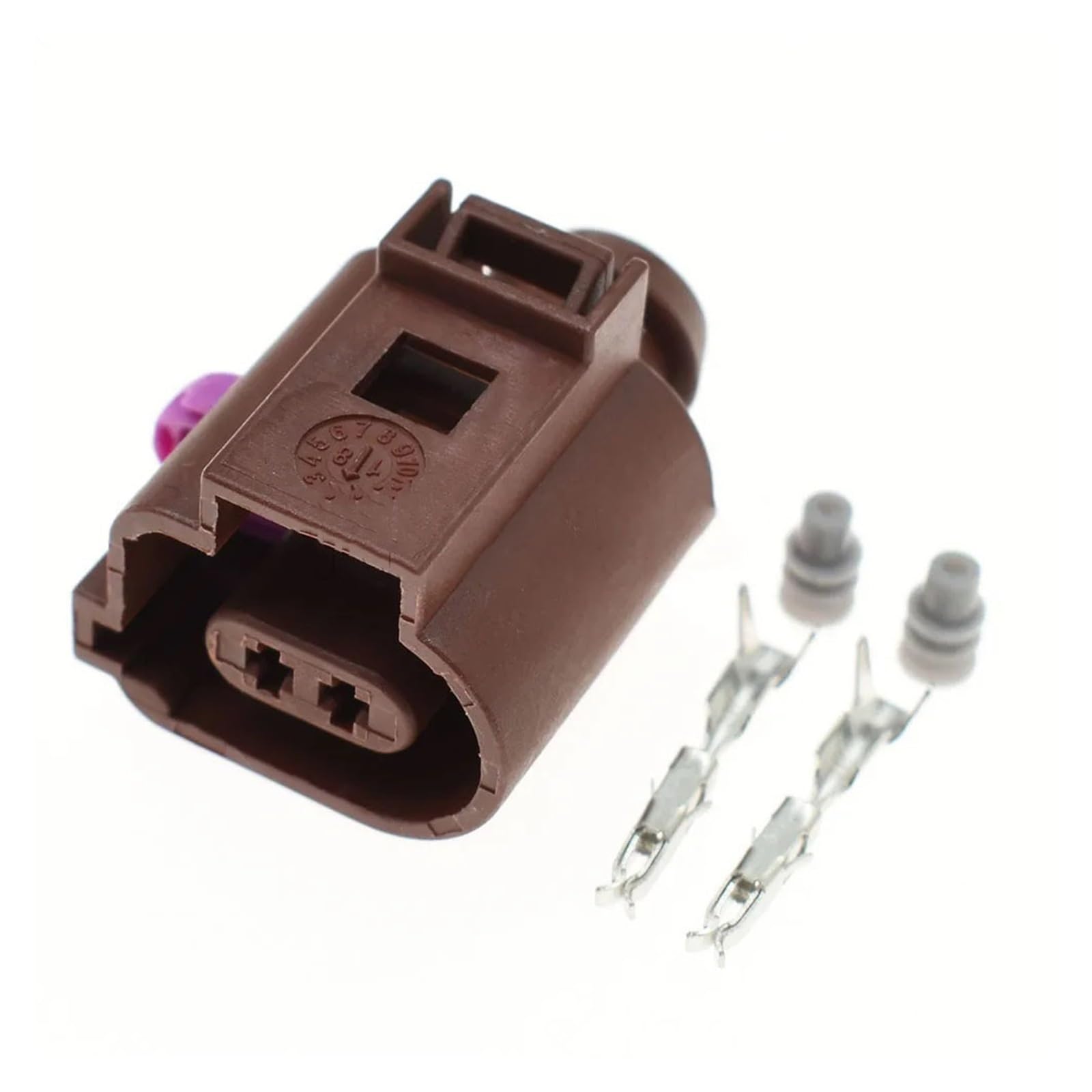 JUANZD 1-20 Sets 2 Pin Way Group Auto Temp Sensor Stecker Deflation Ventil Buchse Wasserdichter Stecker 1J0973802 1J0973702A(Female set,10Sets) von JUANZD