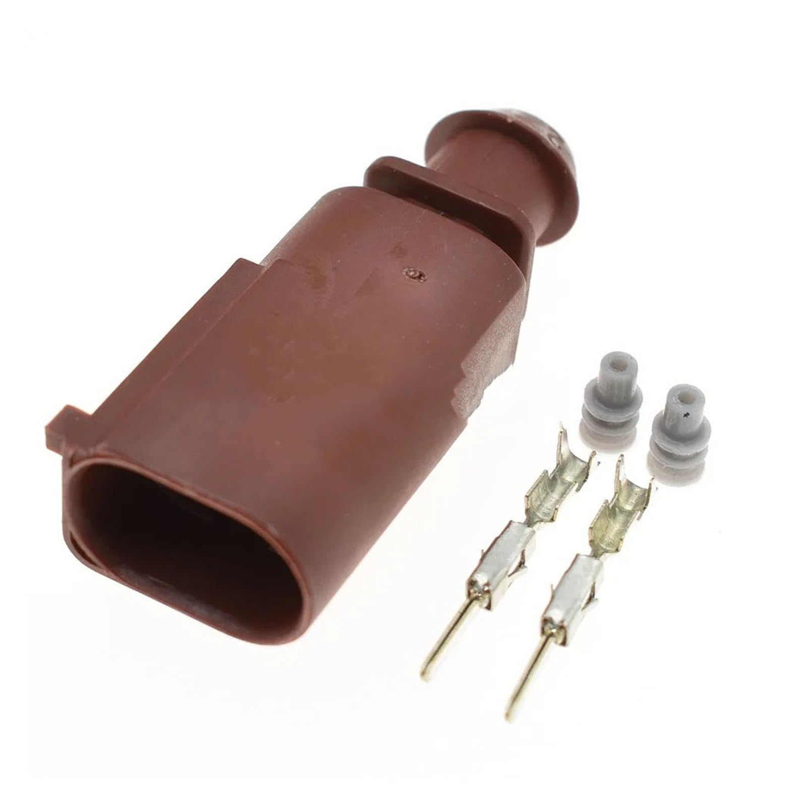 JUANZD 1-20 Sets 2 Pin Way Group Auto Temp Sensor Stecker Deflation Ventil Buchse Wasserdichter Stecker 1J0973802 1J0973702A(Male set,10Sets) von JUANZD