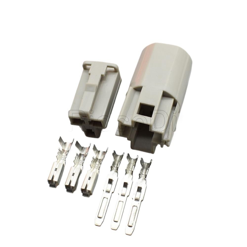 JUANZD 1-20 Sets 3 Pin Automobil Zigarette Leichter Kabelbaum Stecker Stecker Männlich Weiblich Buchse for Auto 12176836(Male Female set,10Sets) von JUANZD