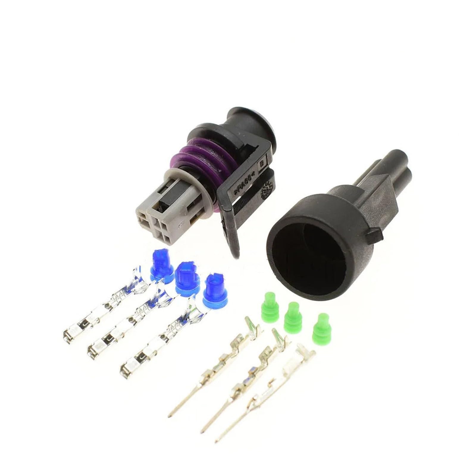 JUANZD 1-20 Sets 3 Pin LS TPS AEM MAP GT150 Weiblich Männlich Auto Stecker Sensor Drossel Stecker Stecker 15397275 15397149(Male female set,10Sets) von JUANZD