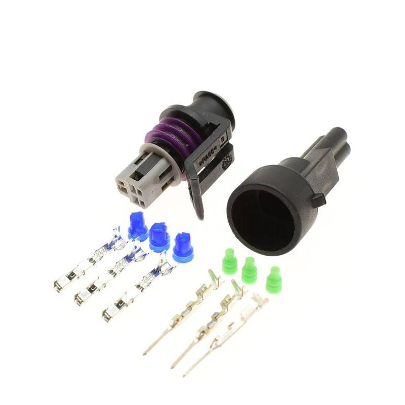 JUANZD 1-20 Sets 3 Pin LS TPS AEM MAP GT150 Weiblich Männlich Auto Stecker Sensor Drossel Stecker Stecker 15397275 15397149(Male female set,1Set) von JUANZD