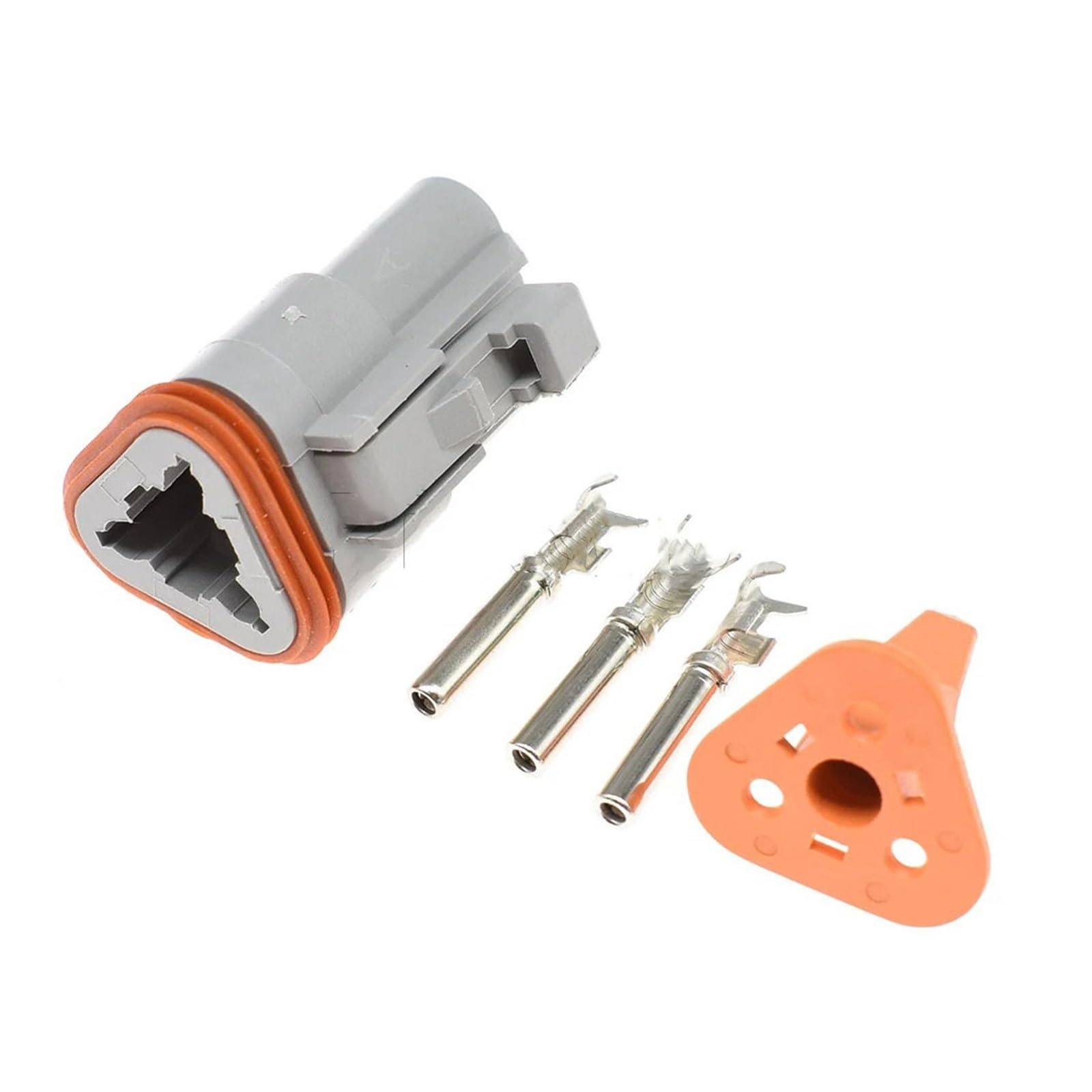 JUANZD 1–20 Sets DT-Serie, 3-polig, wasserdicht, männlich, weiblich, elektrischer Draht-Stecker, DT06-3S, DT04-3P, 22–16 AWG(Female set,20Sets) von JUANZD