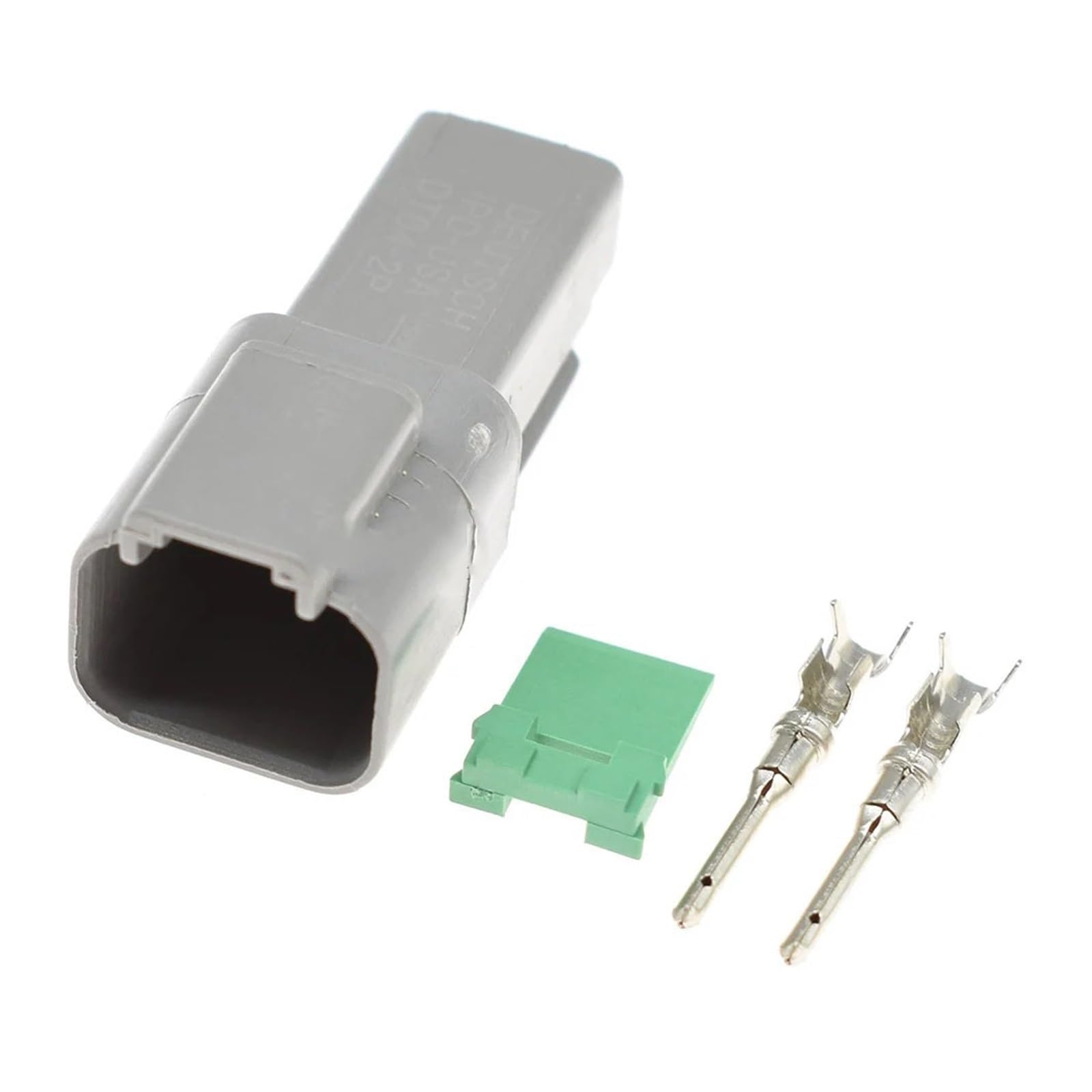 JUANZD 1-20 Sets Kit 2 Pin 22-16AWG Wasserdichter elektrischer Drahtanschlussstecker DT06-2S DT04-2P for Auto(Male set,5Sets) von JUANZD