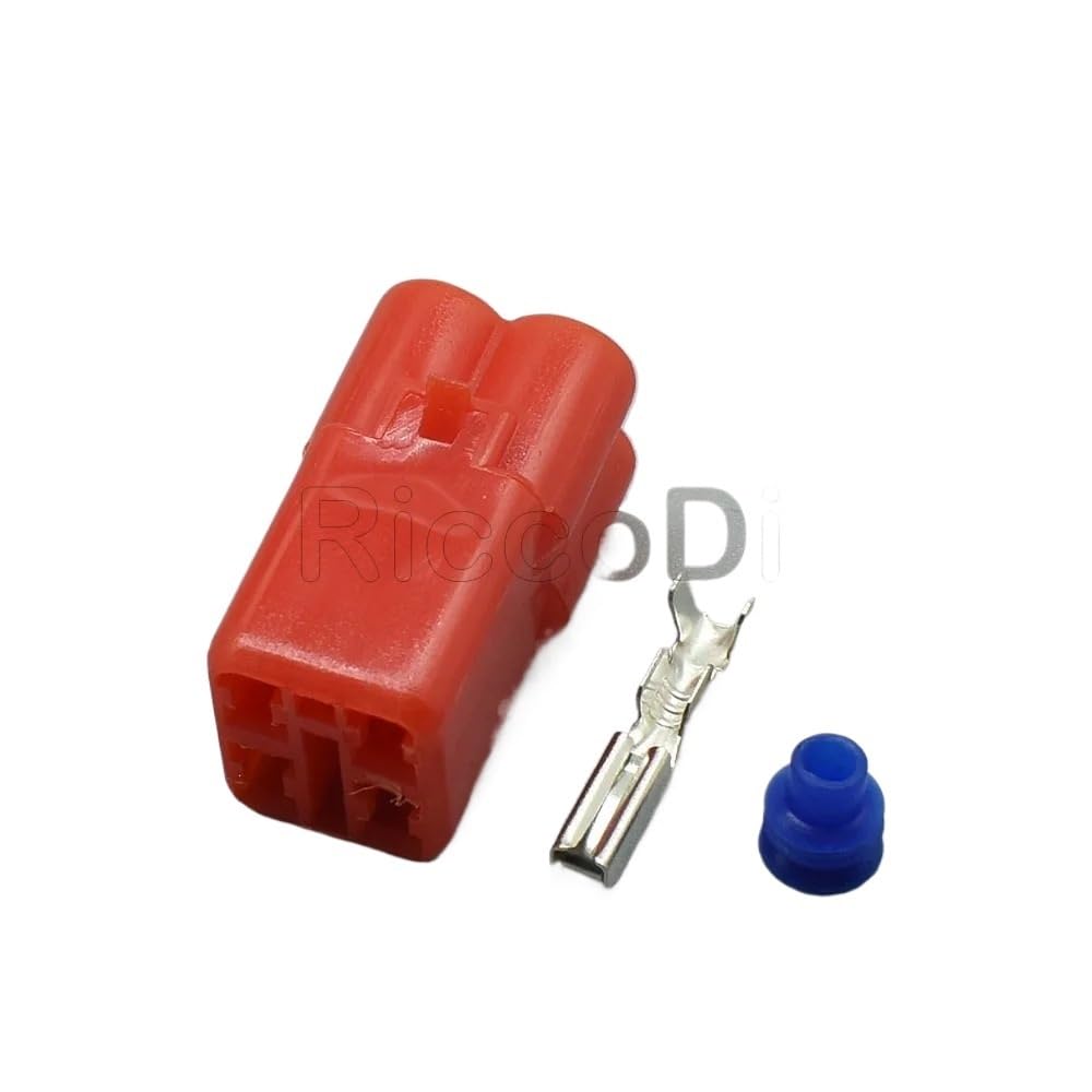 JUANZD 1–20 Sets wasserdichter 4-poliger/Wege-Stecker HM 090 Drahtstecker männlich weiblich 6180–4181 6187–4441(Female red,1SET_4P) von JUANZD