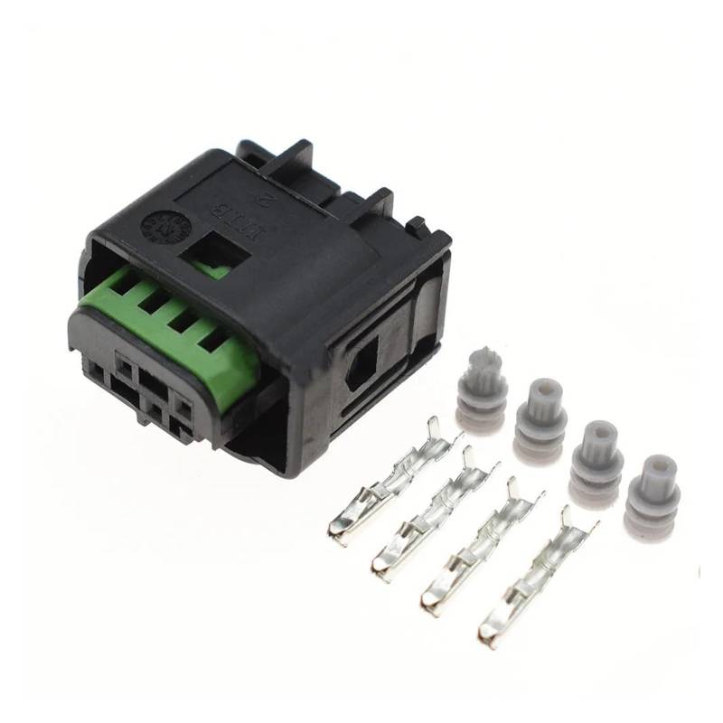 JUANZD 1-20Kit Sets 4Pin TE Männlich Weiblich Wasserdicht Versiegelt Sauerstoff Sensor AV Video Audio Stecker Stecker 1-967640-1(Female set,10Sets) von JUANZD