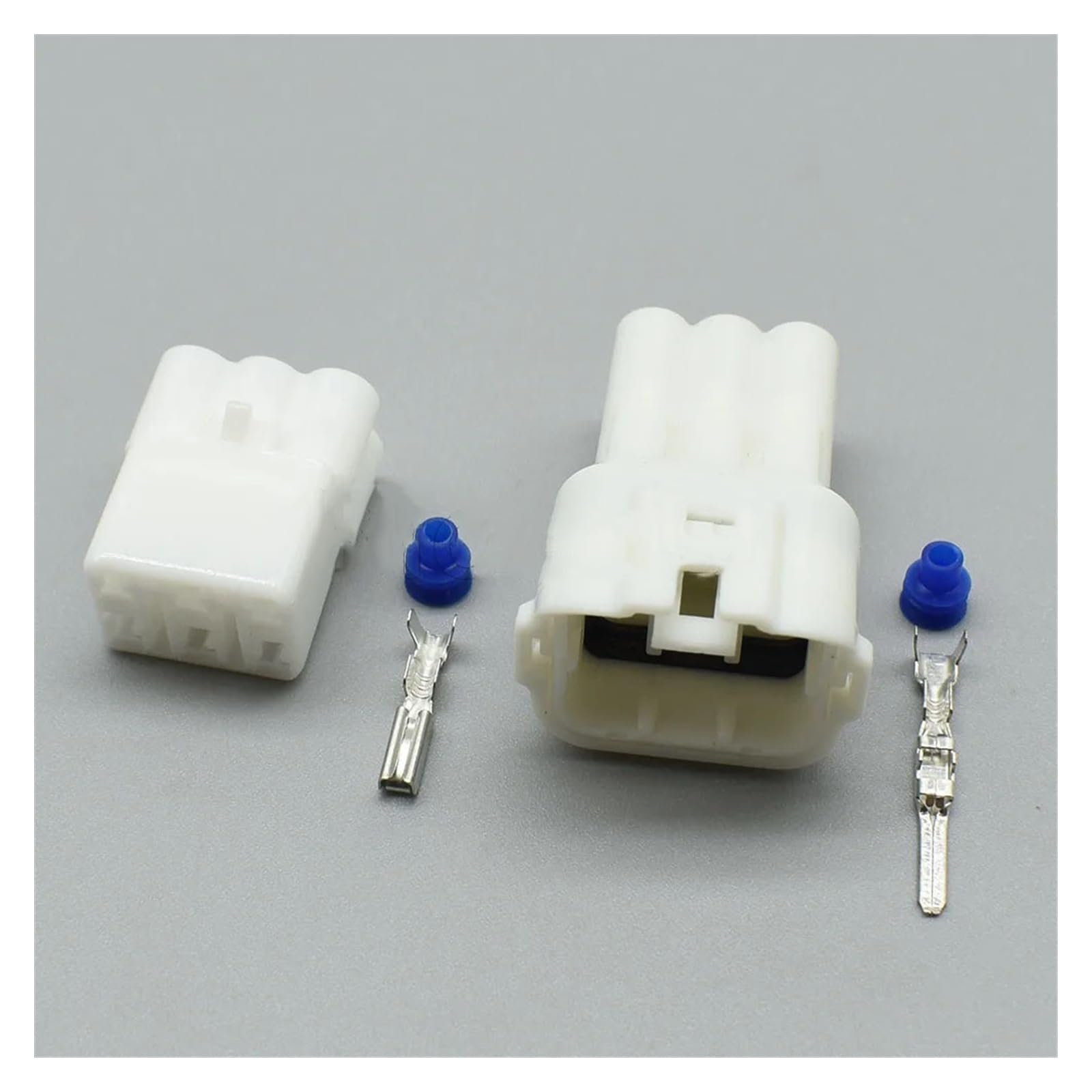 JUANZD 1-20Kit Sets 6 Pin HM 090 Männlich Weiblich Motorrad Stecker Elektrische Stecker Fit 6189-6171 6180-6181(Male female white,1SET_6P) von JUANZD