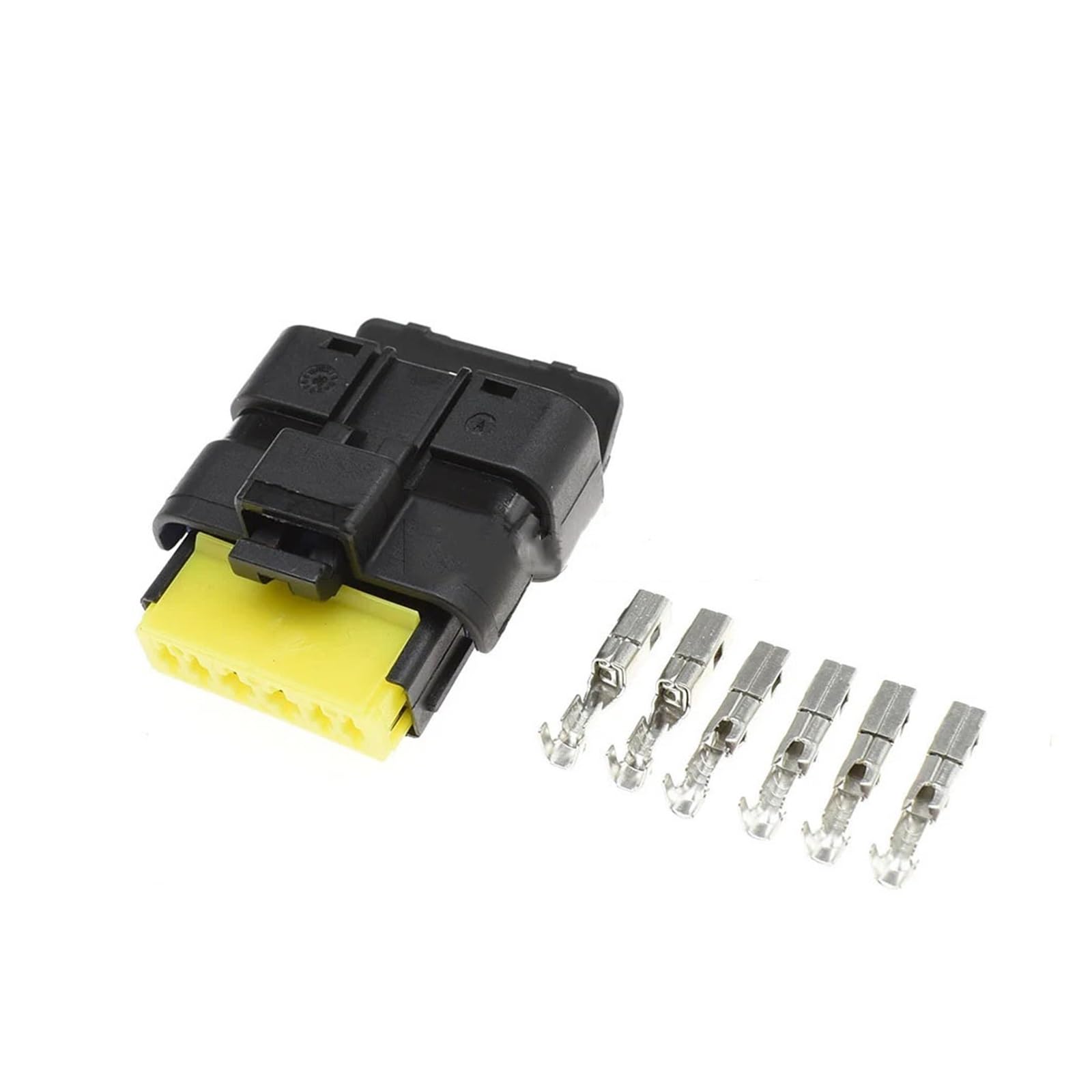 JUANZD 1-20Set FCI-Kabelbaum 6-poliger männlich-weiblicher wasserdichter Sensorstecker 211PL069S0049 211PC069S0049(Female Connector Set,10Sets) von JUANZD