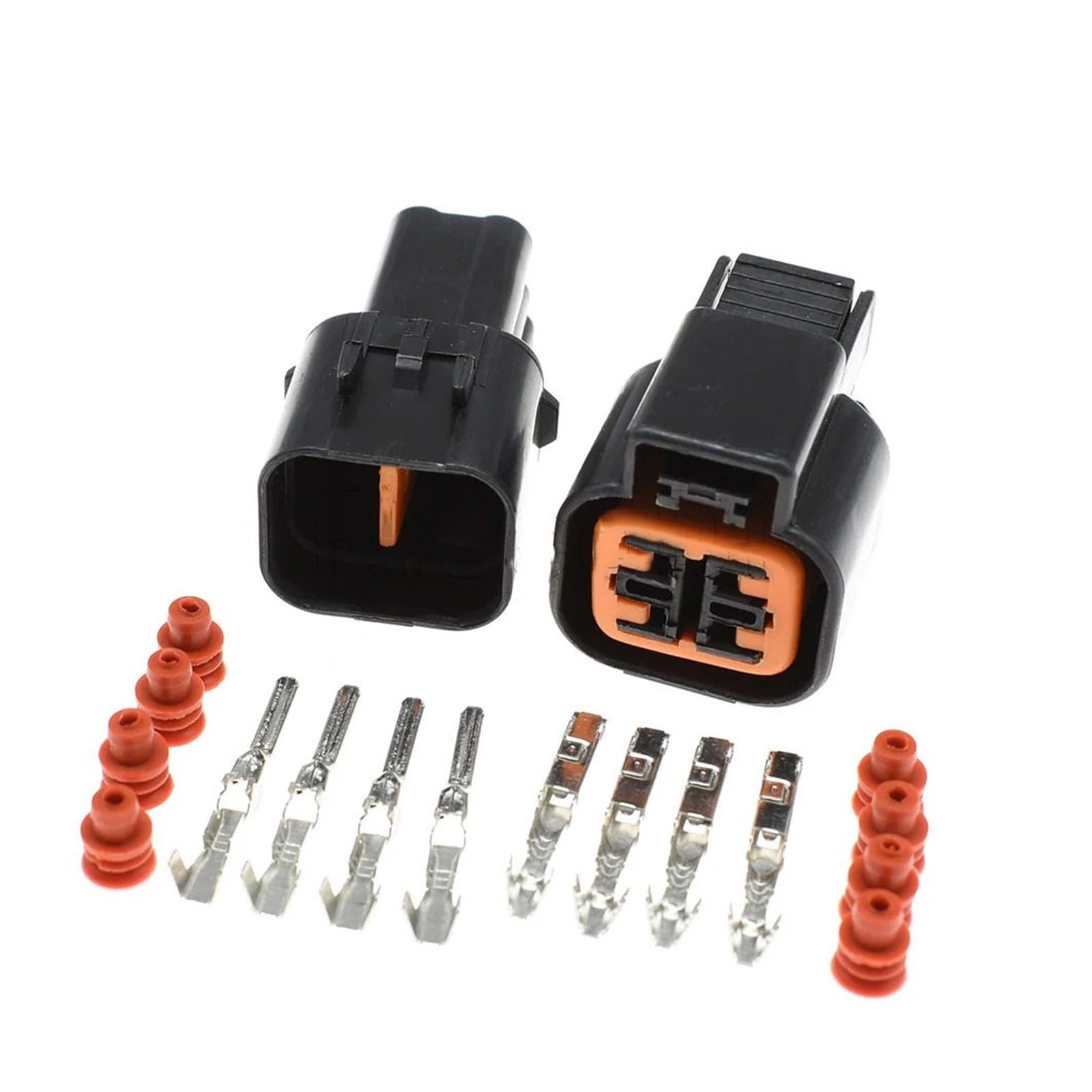 JUANZD 1-20Set PB625-04027 PB621-04020 KUM 090 Typ 4 Pin Männlich Weiblich O2 Sauerstoff Sensor Downstream Upstream stecker(Male Female,10Sets) von JUANZD