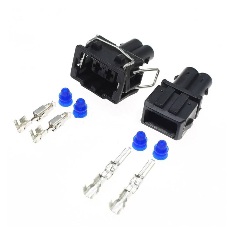 JUANZD 1-20Sets 2 Pin 357 972 762/357 972 752 Männlich Weiblich Automotive Wasserdichte Kabelbaum Stecker auto Buchse for Auto(Male female set,10Sets) von JUANZD