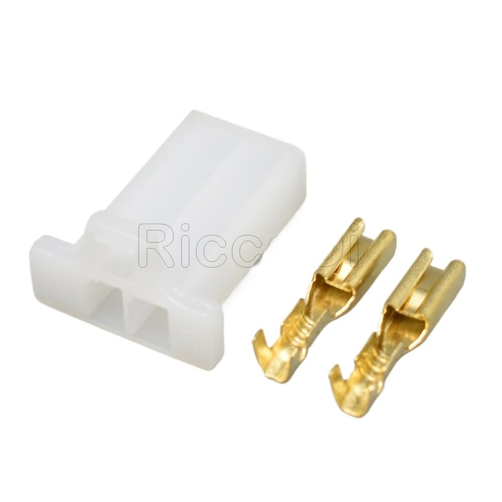 JUANZD 1-20Sets 2 Pin Männlich Weiblich Kabelbaum Motorrad ABS Automotive Kabel Stecker 6030-2981 6040-2111(Female set,10Sets) von JUANZD