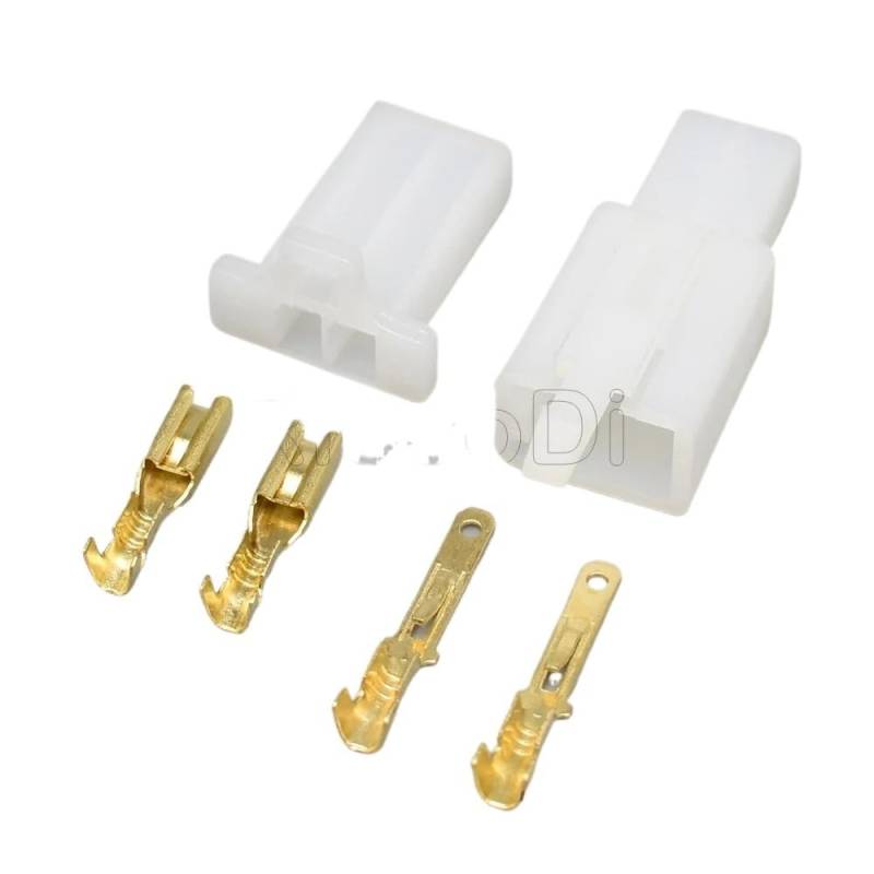 JUANZD 1-20Sets 2 Pin Männlich Weiblich Kabelbaum Motorrad ABS Automotive Kabel Stecker 6030-2981 6040-2111(Male female set,5Sets) von JUANZD