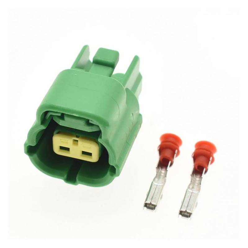 JUANZD 1-20Sets 2 Pin Way 174354-2 174352-2 Männlich Weiblich Wasserdicht Versiegelt Auto Draht Stecker for Automotive Auto Lkw(Female green,20Sets) von JUANZD