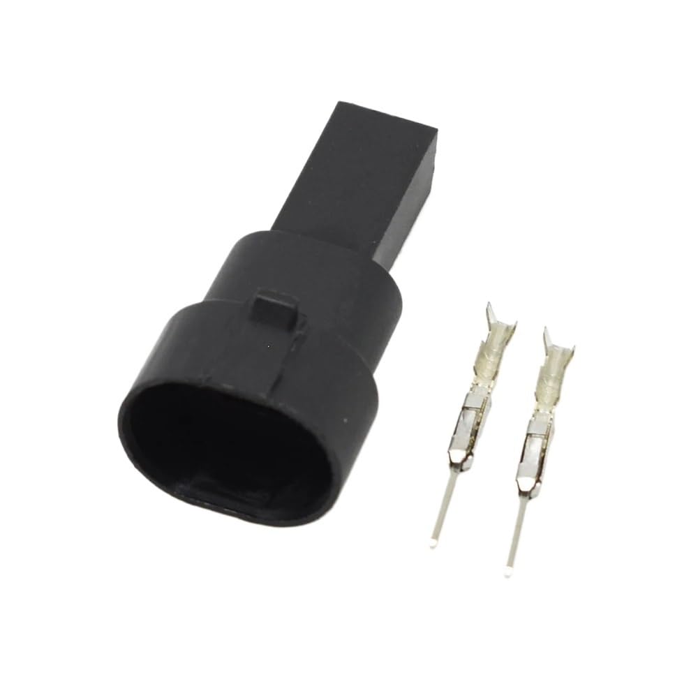 JUANZD 1-20Sets 2 Pin Weiblich Männlich Wasserdicht Elektrische Draht Stecker Versiegelt Auto Stecker for GM 12162197 12162195 12162193(Male Set,20Sets) von JUANZD