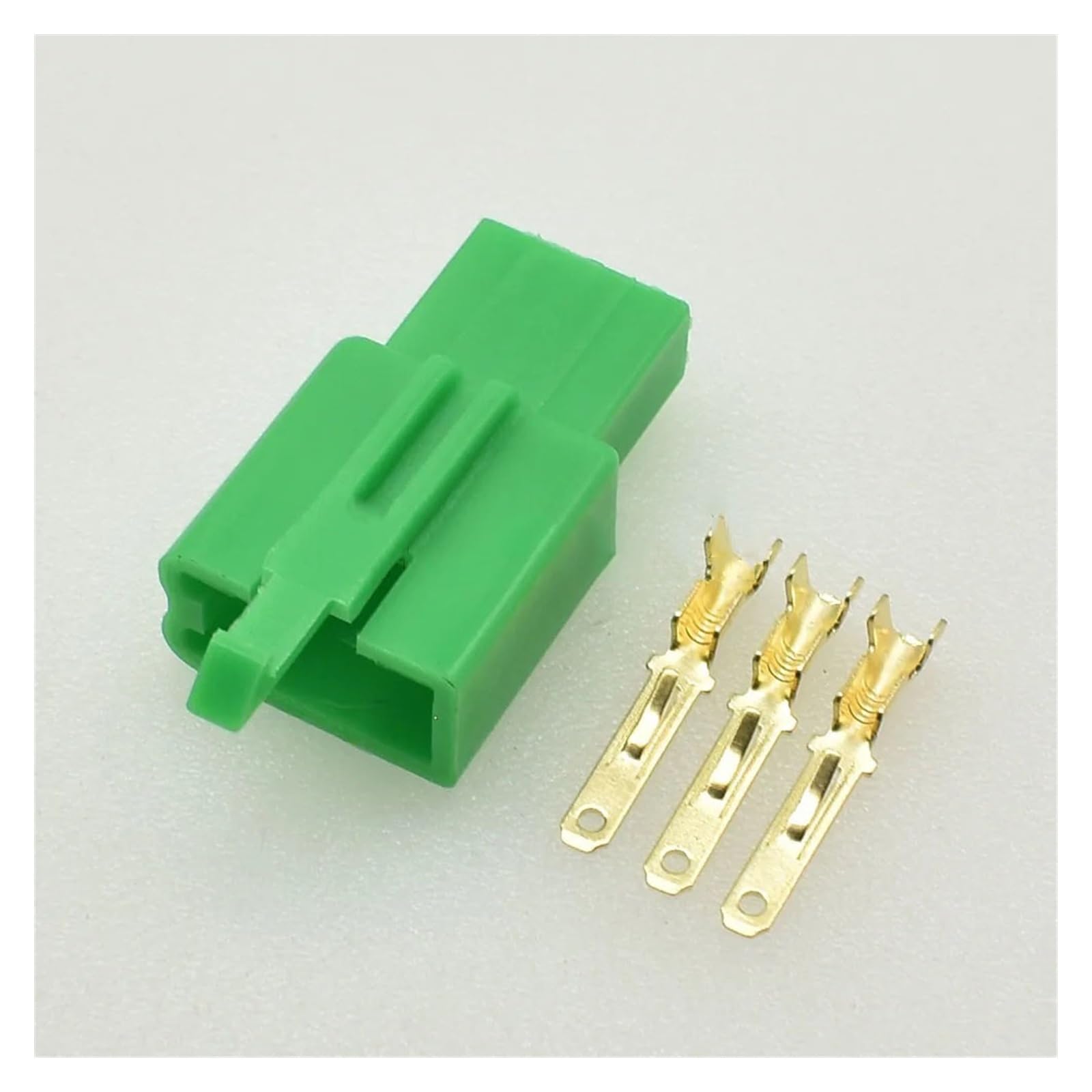 JUANZD 1-20Sets 3 Pin/Weg Automobil Elektronische Motorrad Kabelbaum Stecker Stecker 6030-3991 6040-3111(Male green,10Sets) von JUANZD