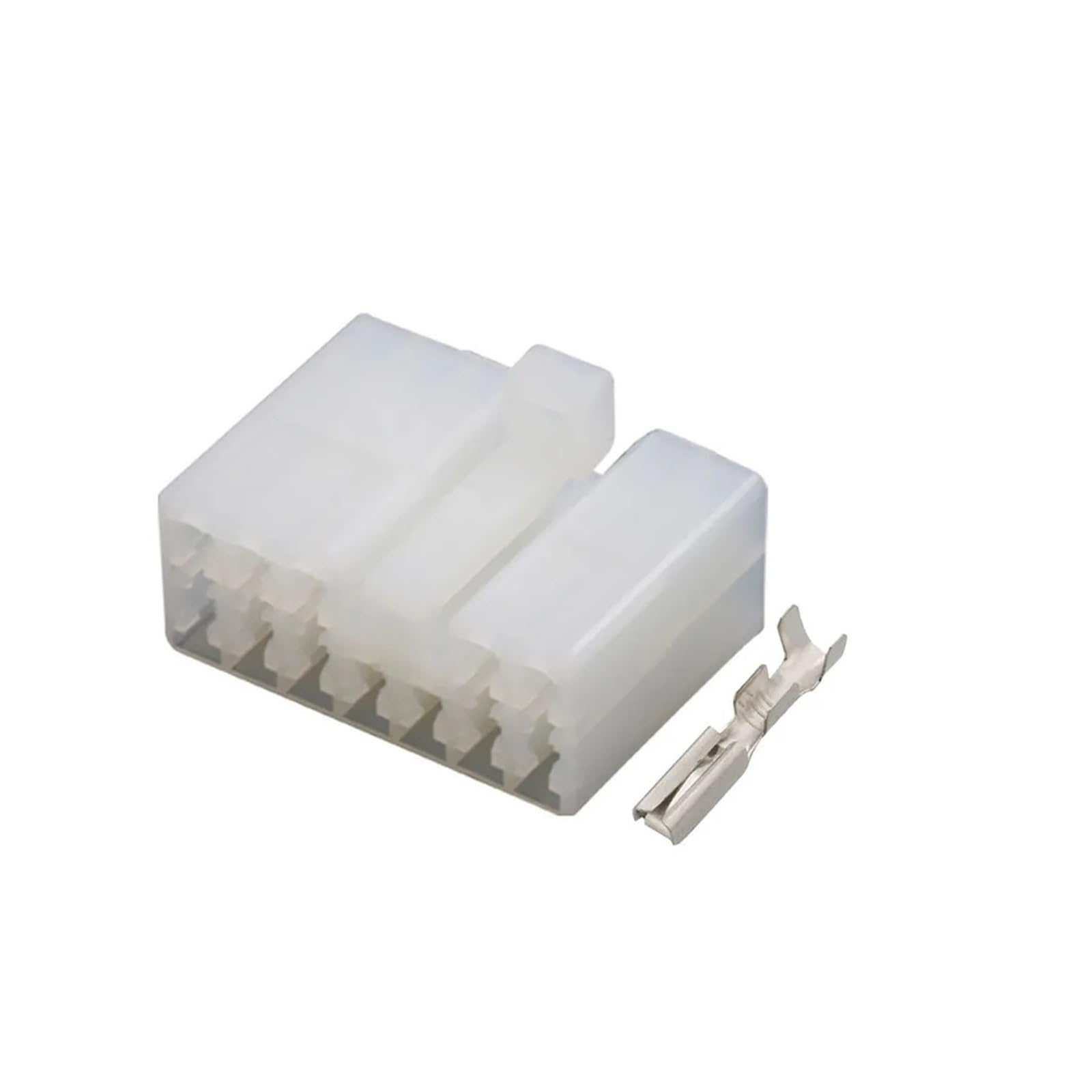 JUANZD 1-20Sets Weiß Schwarz 12 Pin Automotive Stecker Verkabelung Steckdose Mit Klemmen 7122-1210 7123-1210(Female White,5Sets) von JUANZD