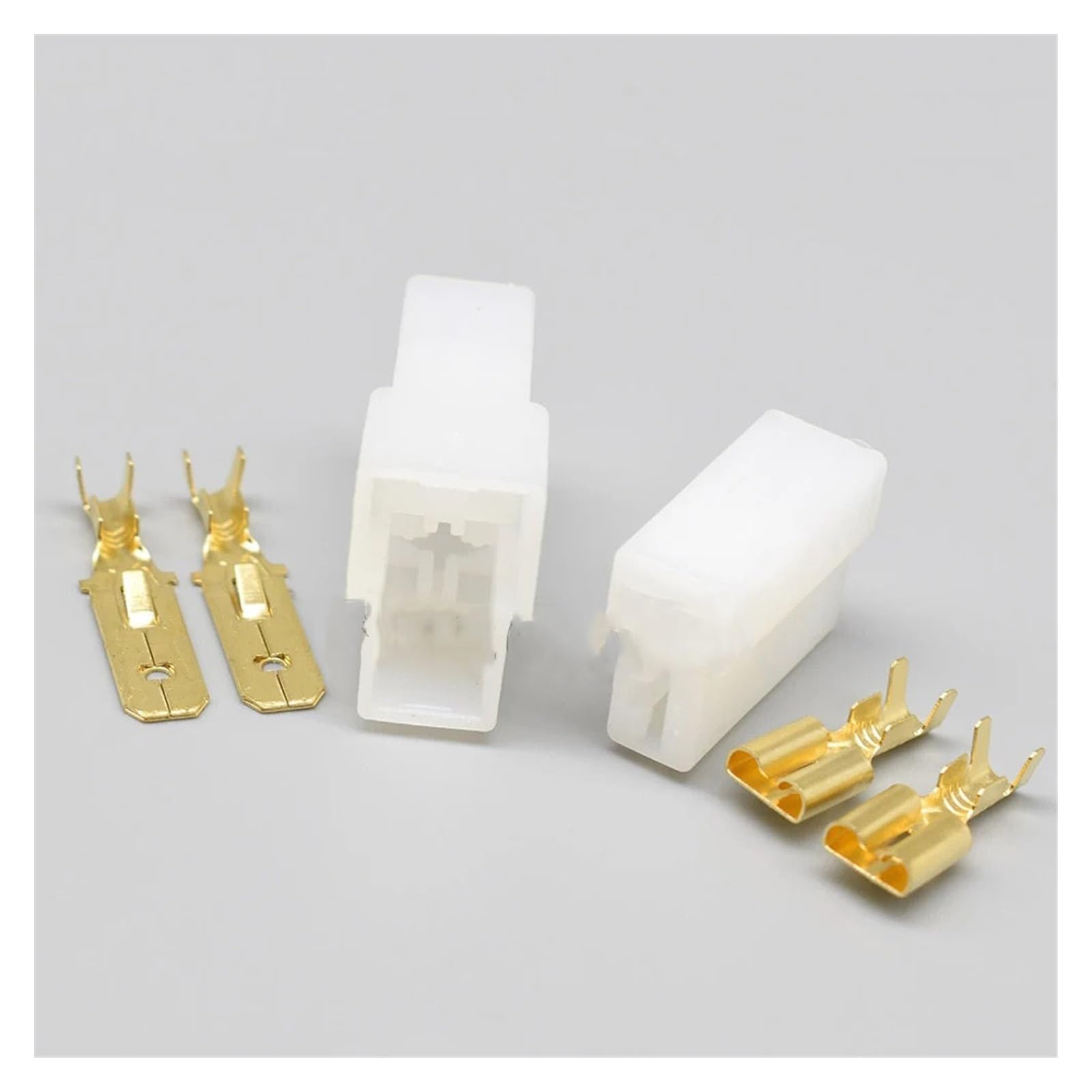 JUANZD 1-20kits 2-poliger Kfz-Stecker, Kabelbaum-Stecker mit Klemme 180908-5 180907-5(Male female set,20Sets) von JUANZD